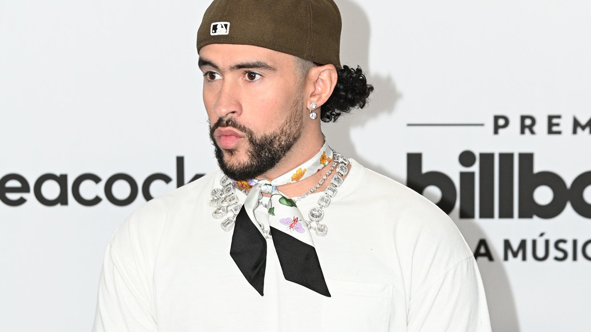 Bad Bunny es el primer ganador de la gala de los Billboard latinos. Foto: Getty Images.