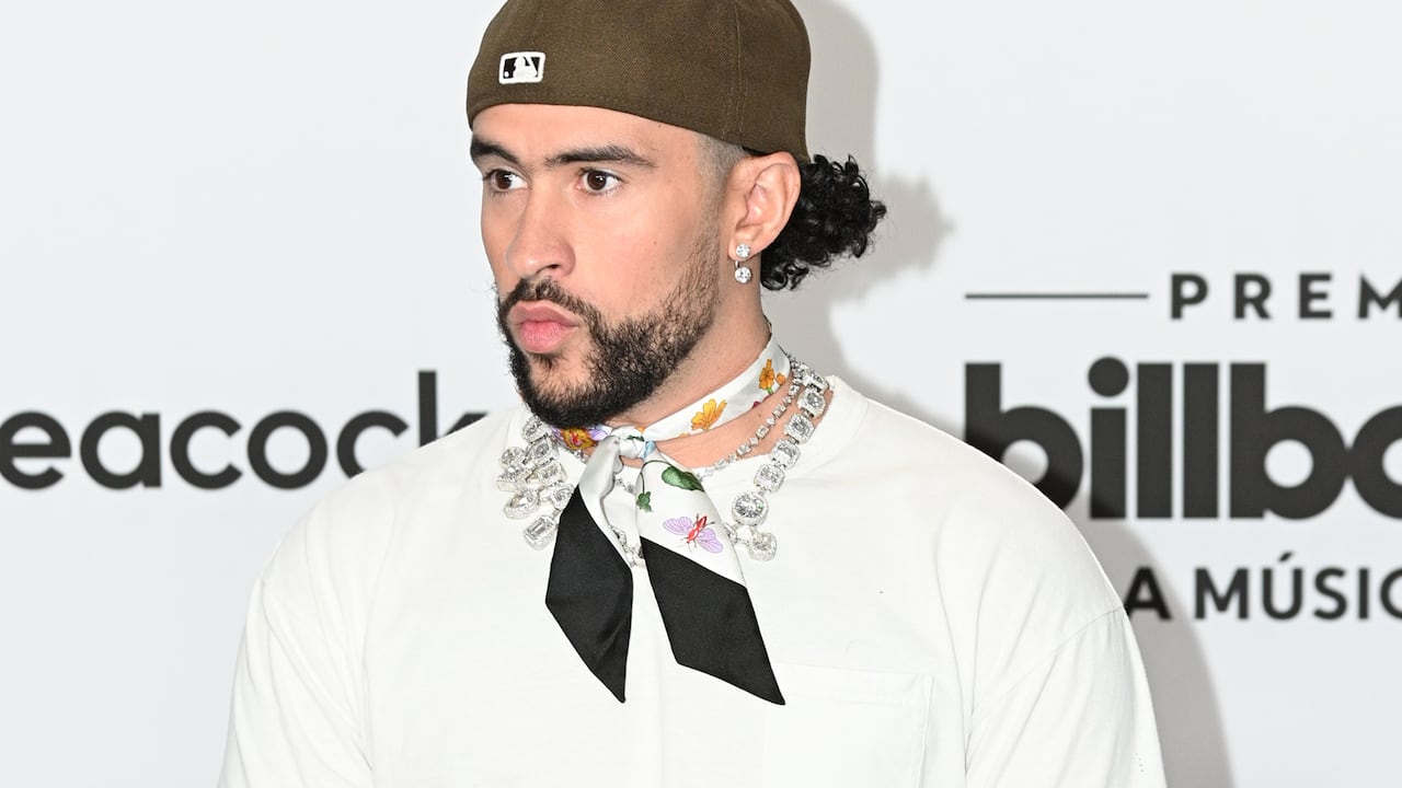 Bad Bunny es el primer ganador de la gala de los Billboard latinos. Foto: Getty Images.