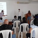 Imágenes de la reunión realizada en 2021 sobre la situación.