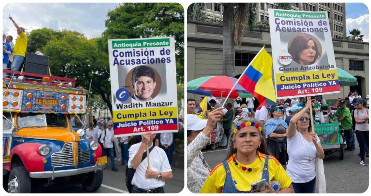 Colombianos, inconformes con el gobierno Petro, piden a la Comisión de Investigación y Acusación resultados frente a investigación contra el Presidente.
