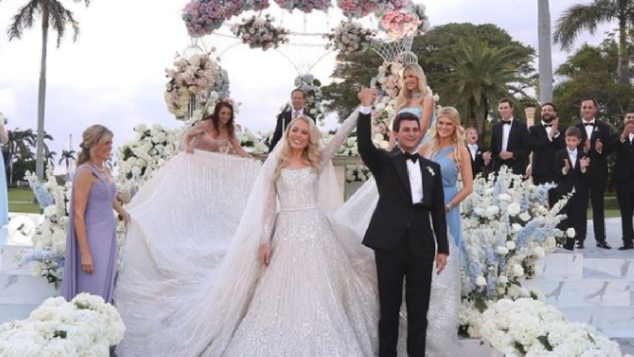 La ceremonia se llevó a cabo en Mar-a-Lago, Palm Beach, Florida.