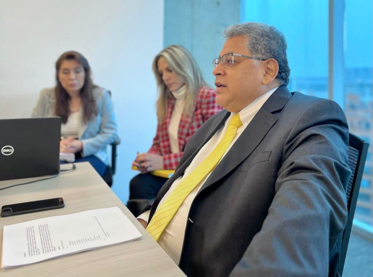 Superintendente Nacional de Salud, Ulahí Beltrán López en Bogotá.