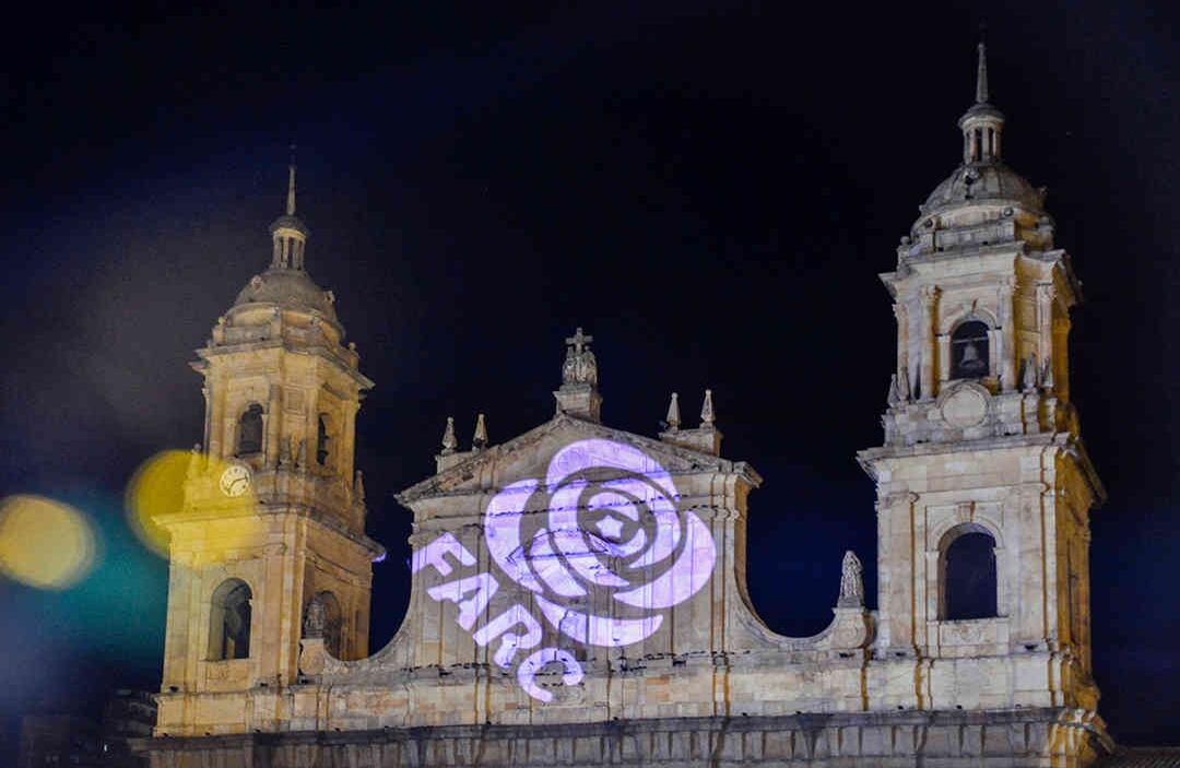 Farc lanza su partido político con un megaconcierto en la Plaza de Bolívar de Bogotá. Foto: Diana Rey Melo / SEMANA