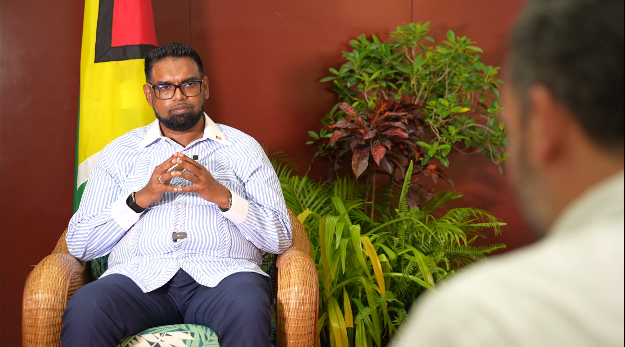 Irfaan Ali, presidente de Guyana en entrevista con SEMANA