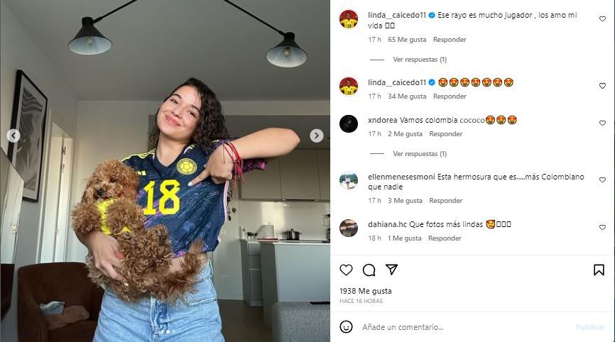 El amoroso mensaje que le escribió Linda Caicedo a su novia