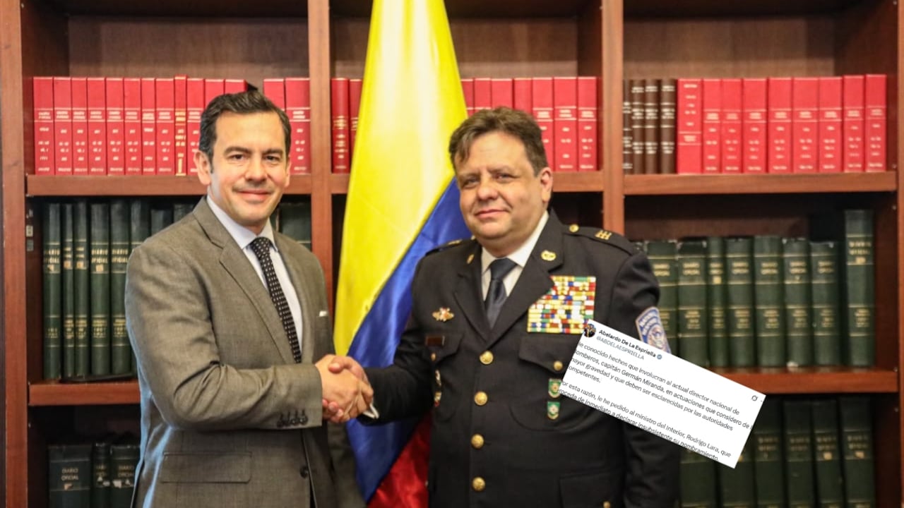 El capitán Germán Miranda no alcanzó a completar un mes en el Gobierno del presidente Abelardo De La Espriella.