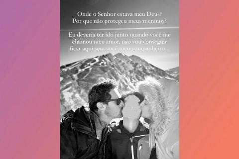 Esposa de Garon Maia Filho publica una imagen tras el accidente aéreo