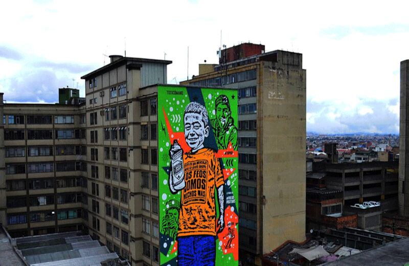 Los feos somos más. Bogotá, 2015. Fotografía: Toxicómano