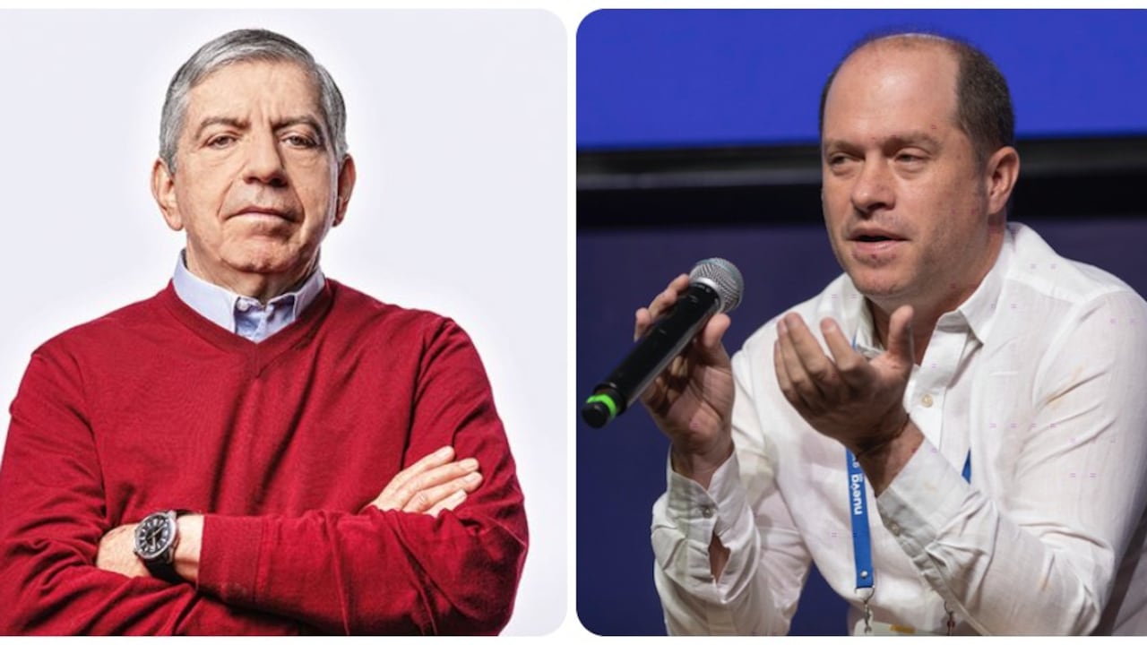 César Gaviria y Héctor Olimpo Espinosa.