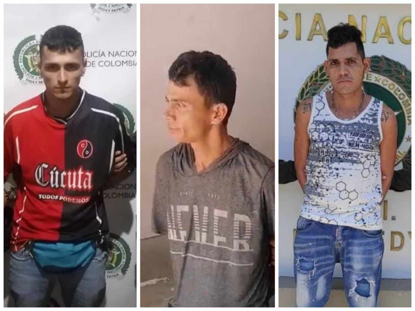 Capturados por las autoridades.