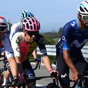 Rigo y Gaviria en el pelotón este domingo