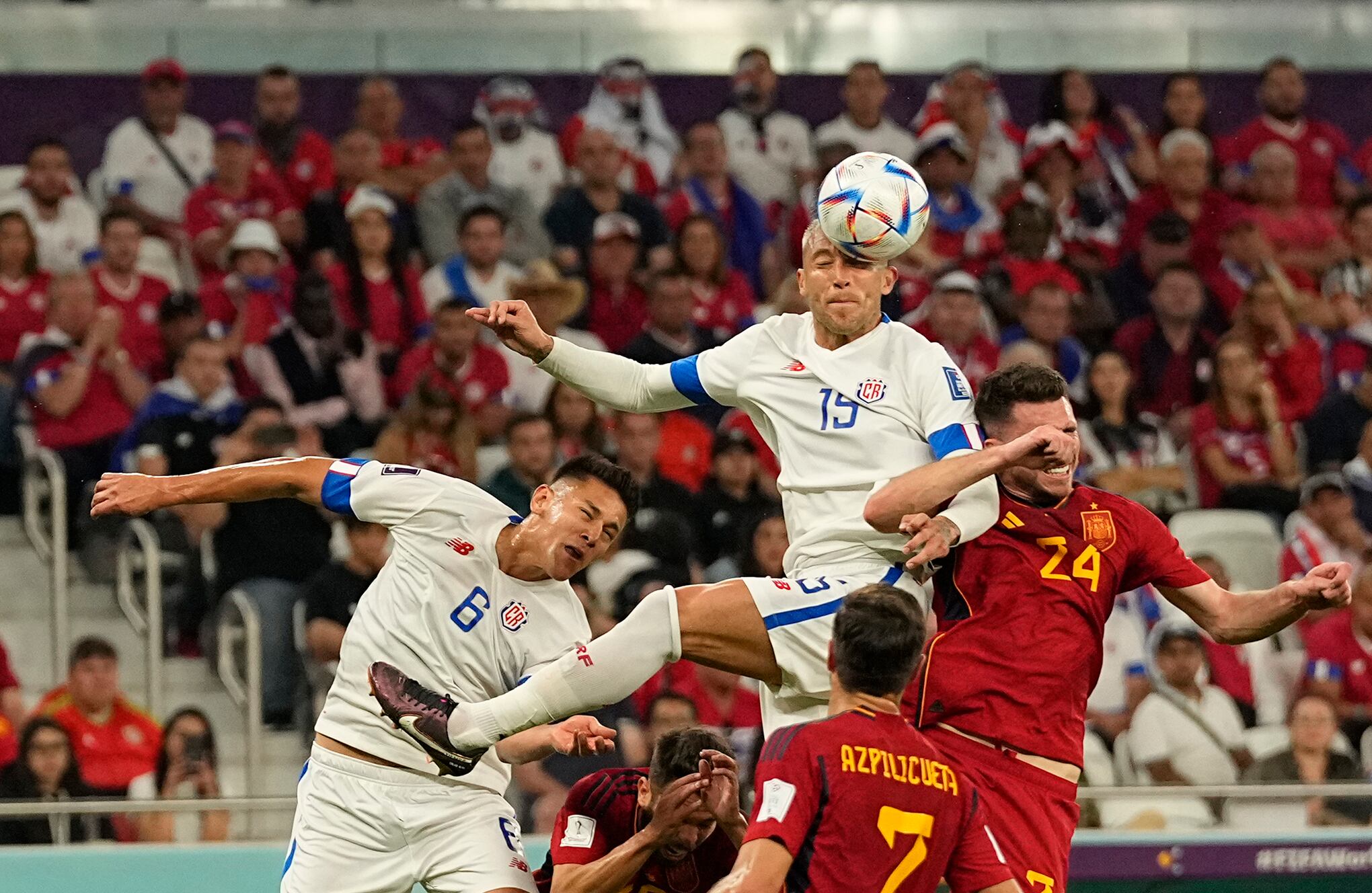 En imágenes : así se vivo este miércoles 23 en mundial de Qatar