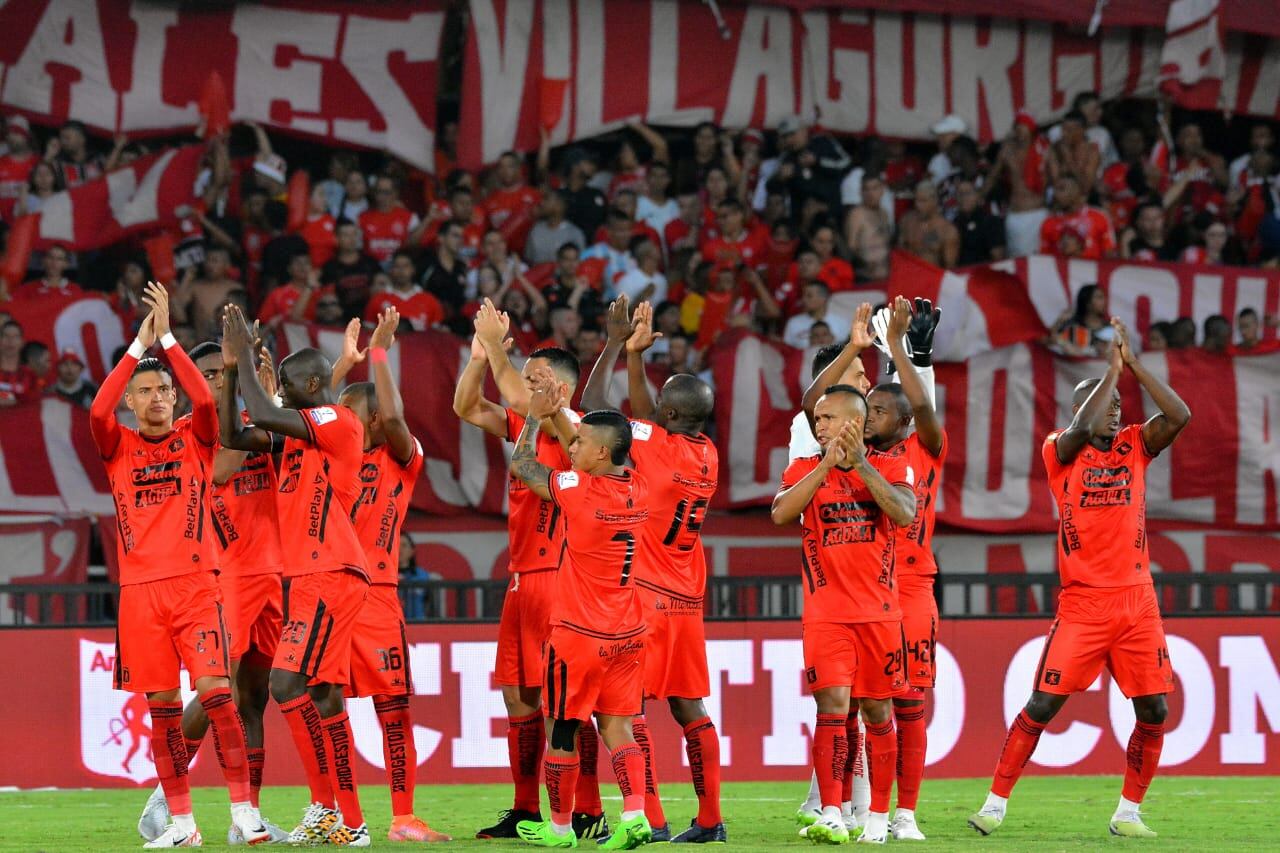 Imagen del partido entre América de Cali y Deportivo Cali por la fecha 10 del segundo semestre de la Liga colombiana 2023.