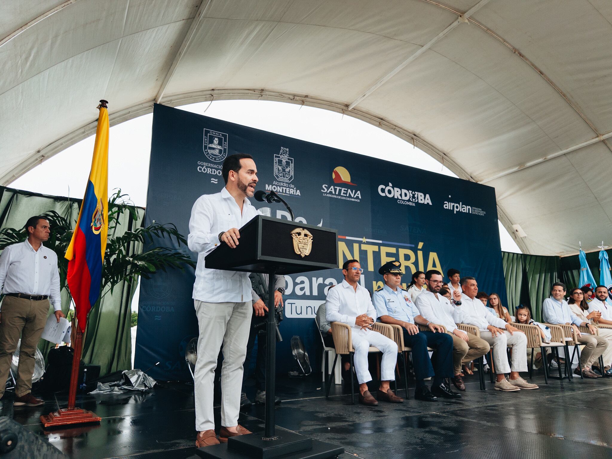 El presidente Abelardo De La Espriella anunció recursos para Montería que estaban atrapados en una fiducia.
