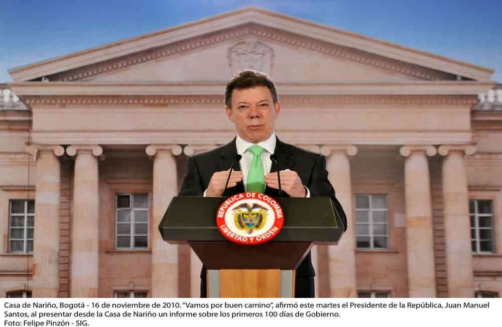 2010: Juan Manuel Santos llegó a la Presidencia en 2010 respaldado por Álvaro Uribe. Sin embargo, rápidamente perdió ese apoyo y enfrentó una férrea oposición por parte del expresidente, quien asegura que lo "traicionó".