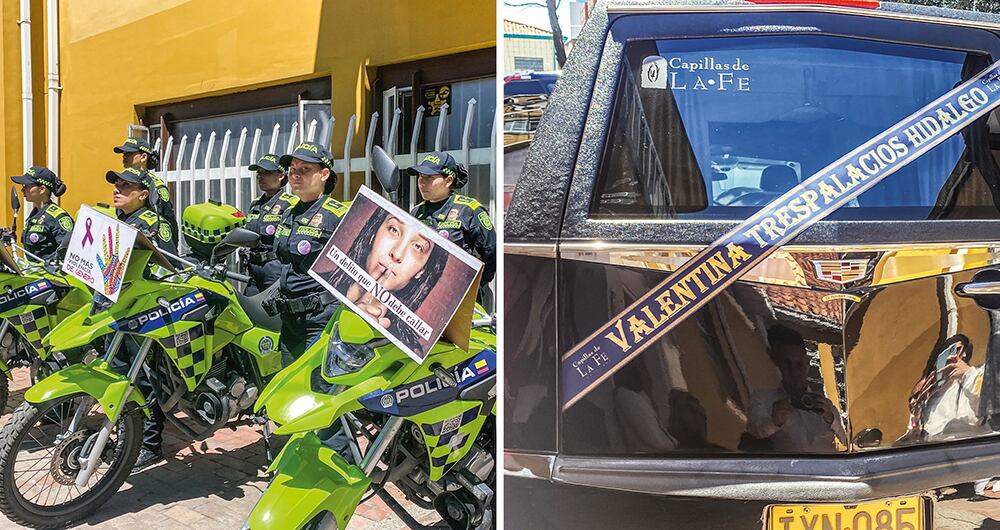   La Fiscalía imputó los delitos de feminicidio, ocultamiento, alteración o destrucción de pruebas. La familia despidió a Valentina el pasado jueves en Bogotá.  