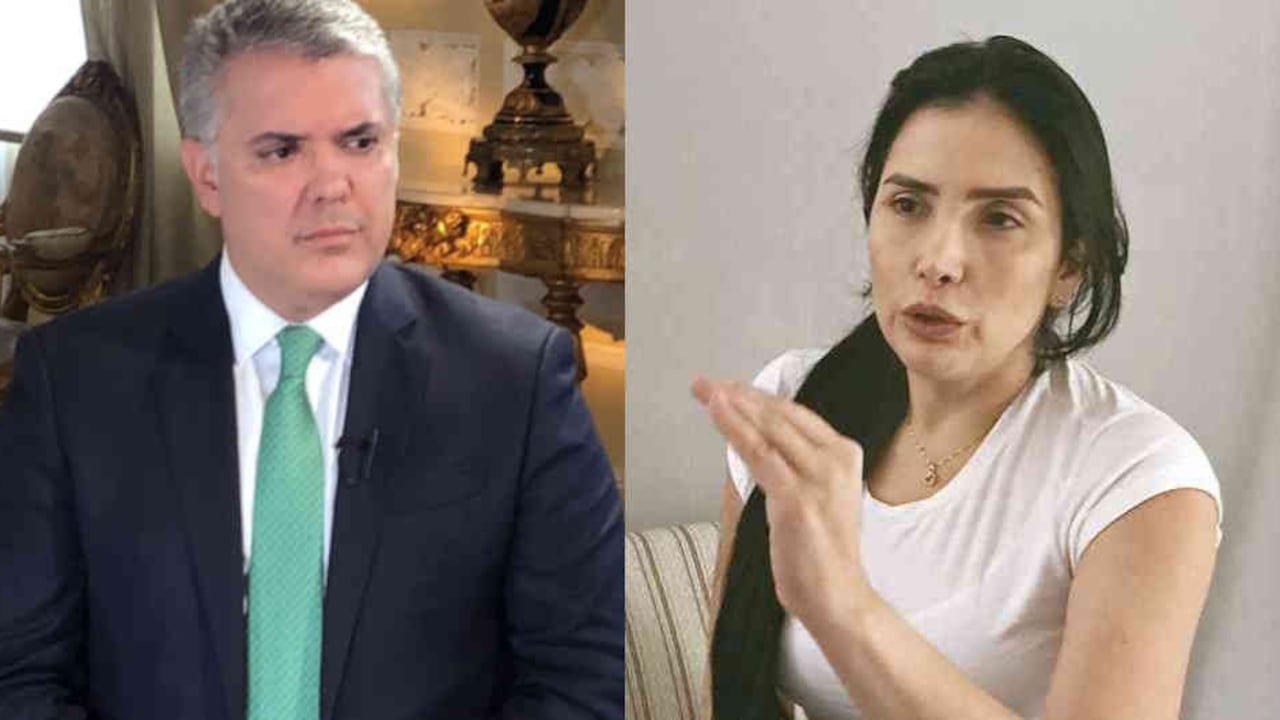 El presidente Duque y la excongresista Aida Merlano.