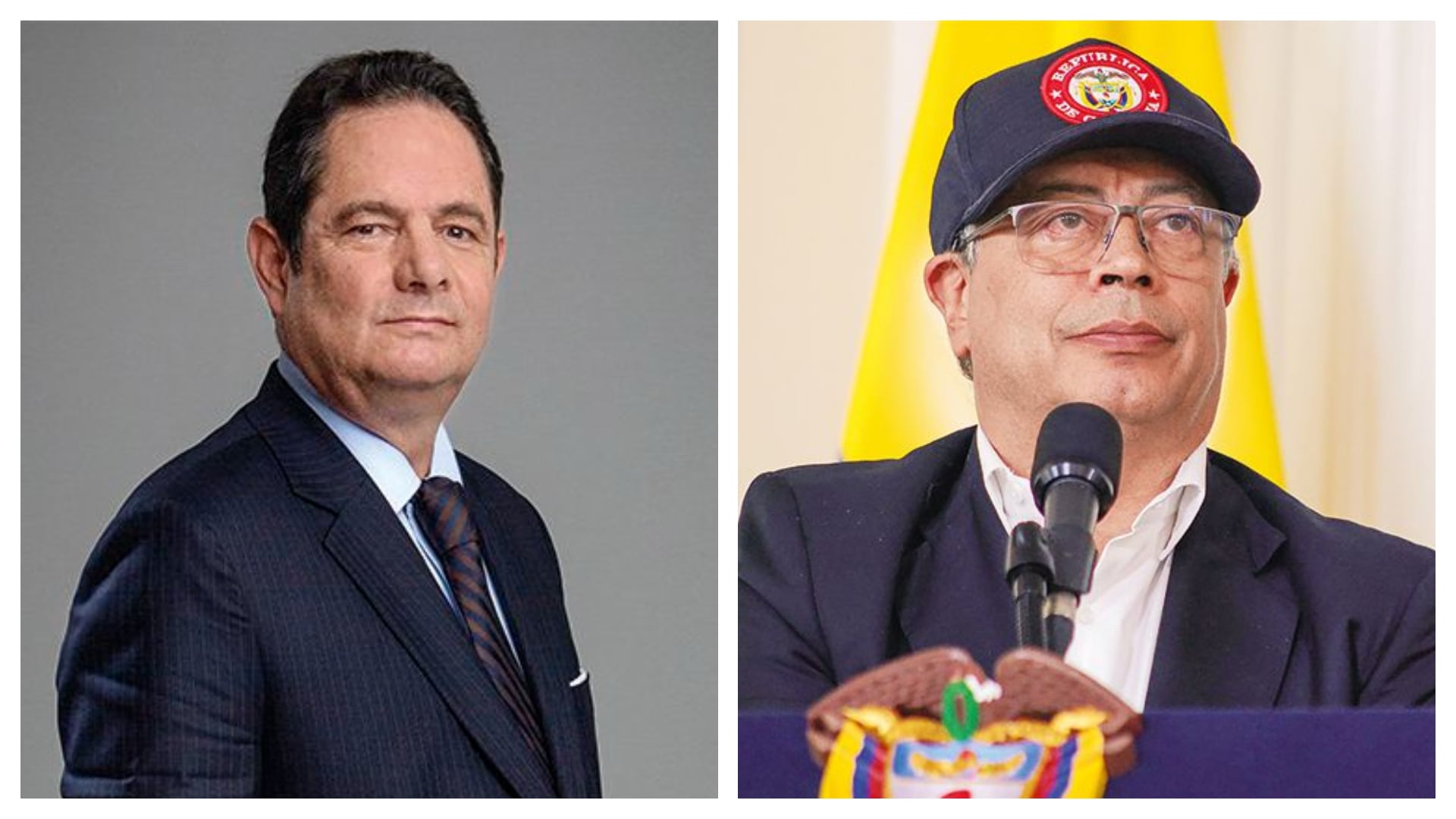 Germán Vargas Lleras y Gustavo Petro.