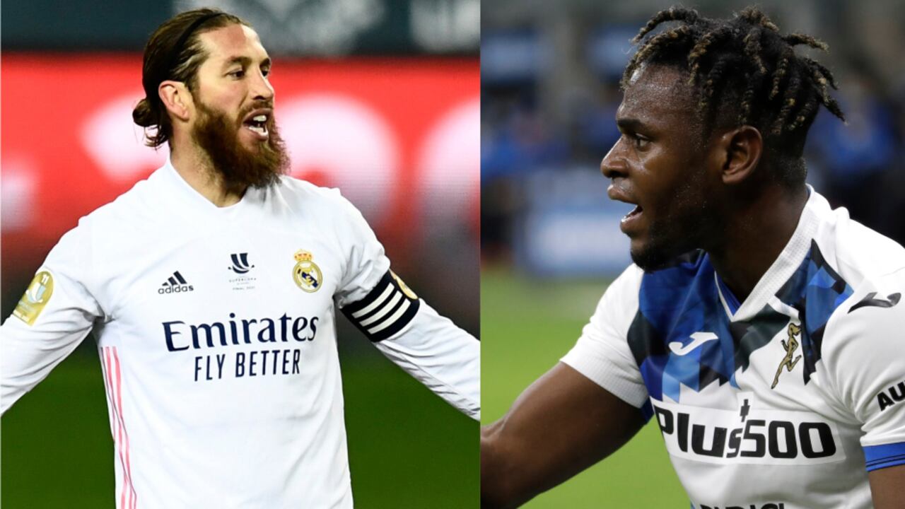 Sergio Ramos y Duván Zapata.