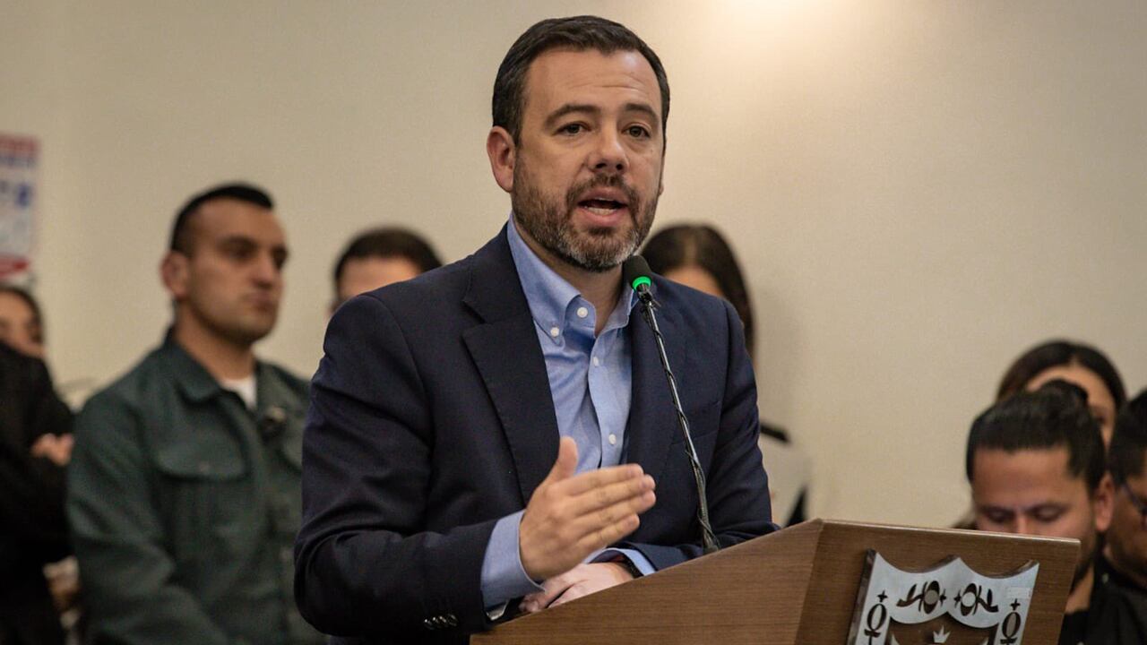 Alcalde Carlos Fernando Galán en la presentación del Plan de Desarrollo ante el Concejo de Bogotá