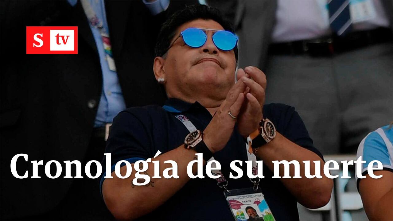 Cronología muerte Maradona