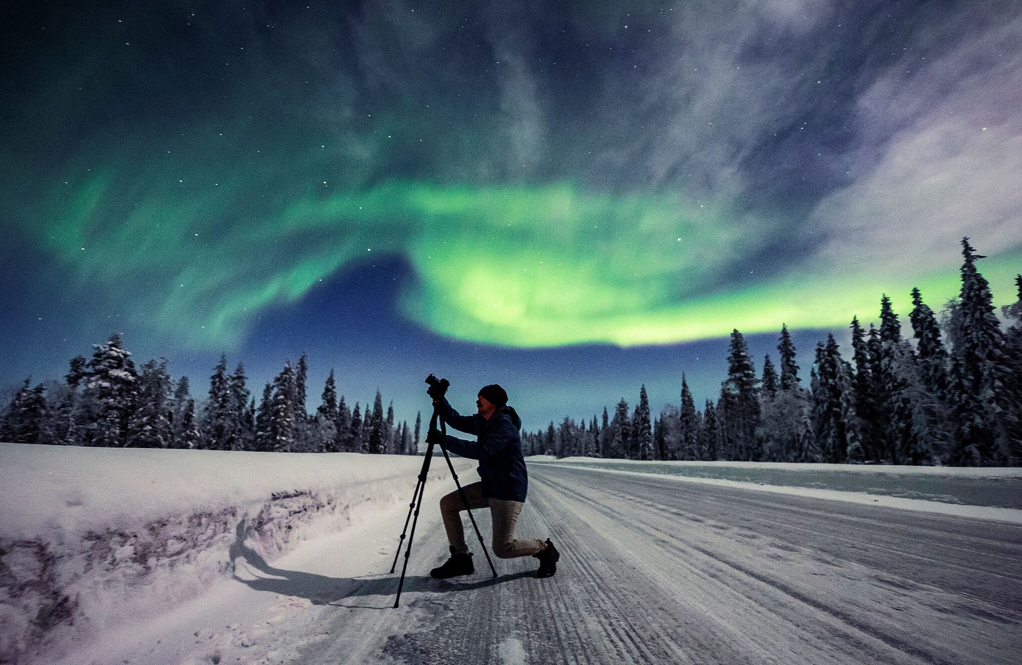 Impresionantes aurora boreal