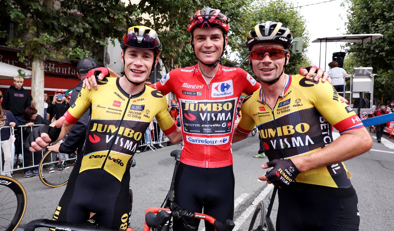 Jumbo se llevó los tres primeros lugares de la Vuelta a España 2023