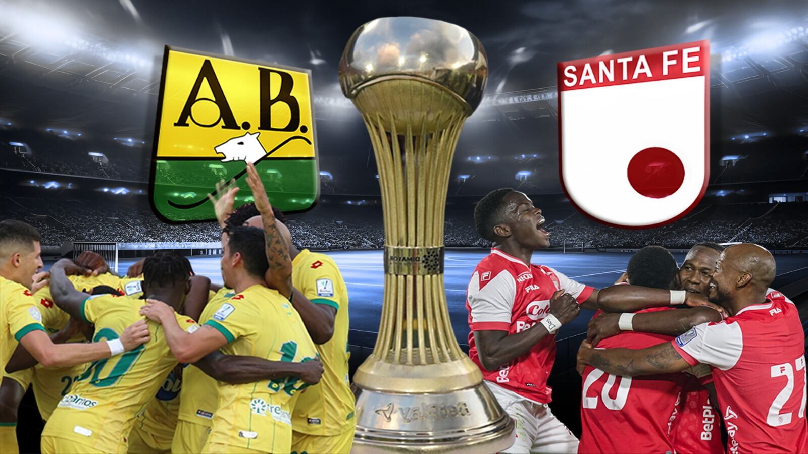 Atlético Bucaramanga e Independiente Santa Fe disputarán la final de la Liga BetPlay.