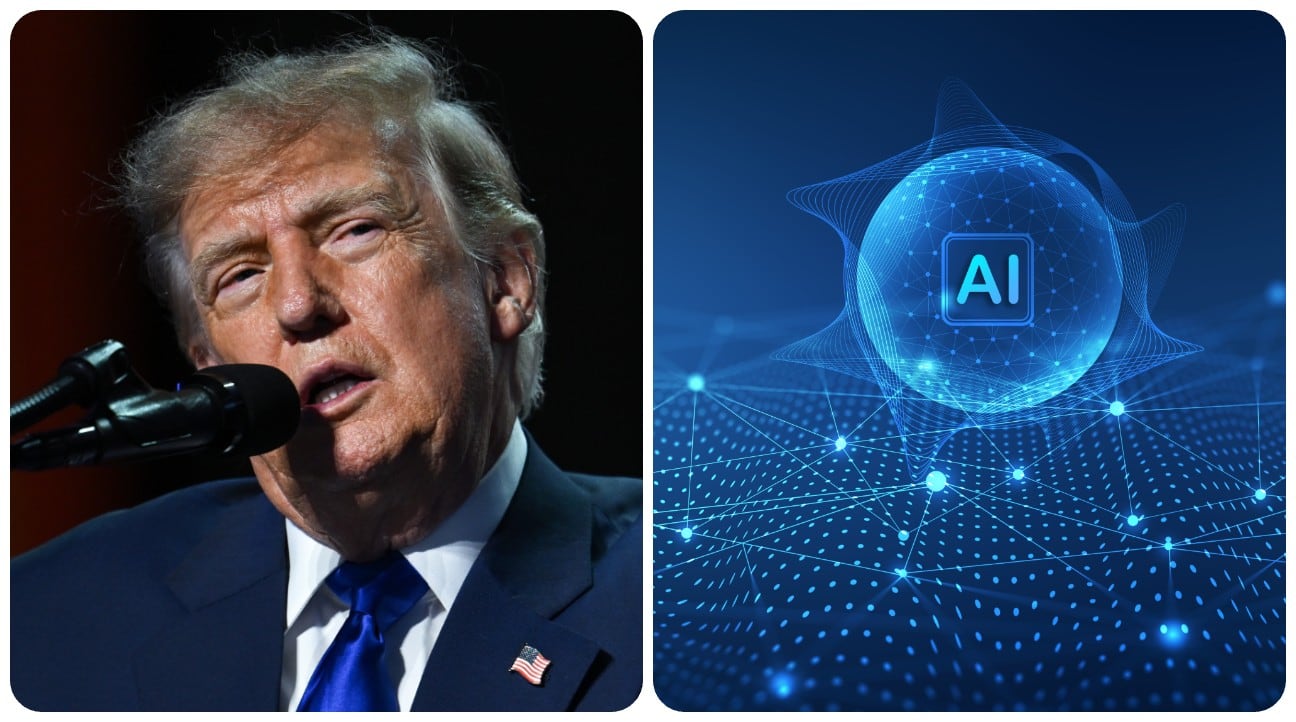 Donald Trump defendió a la IA