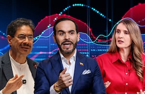 Iván Cepeda, Abelardo de la Espriella y Paloma Valencia.