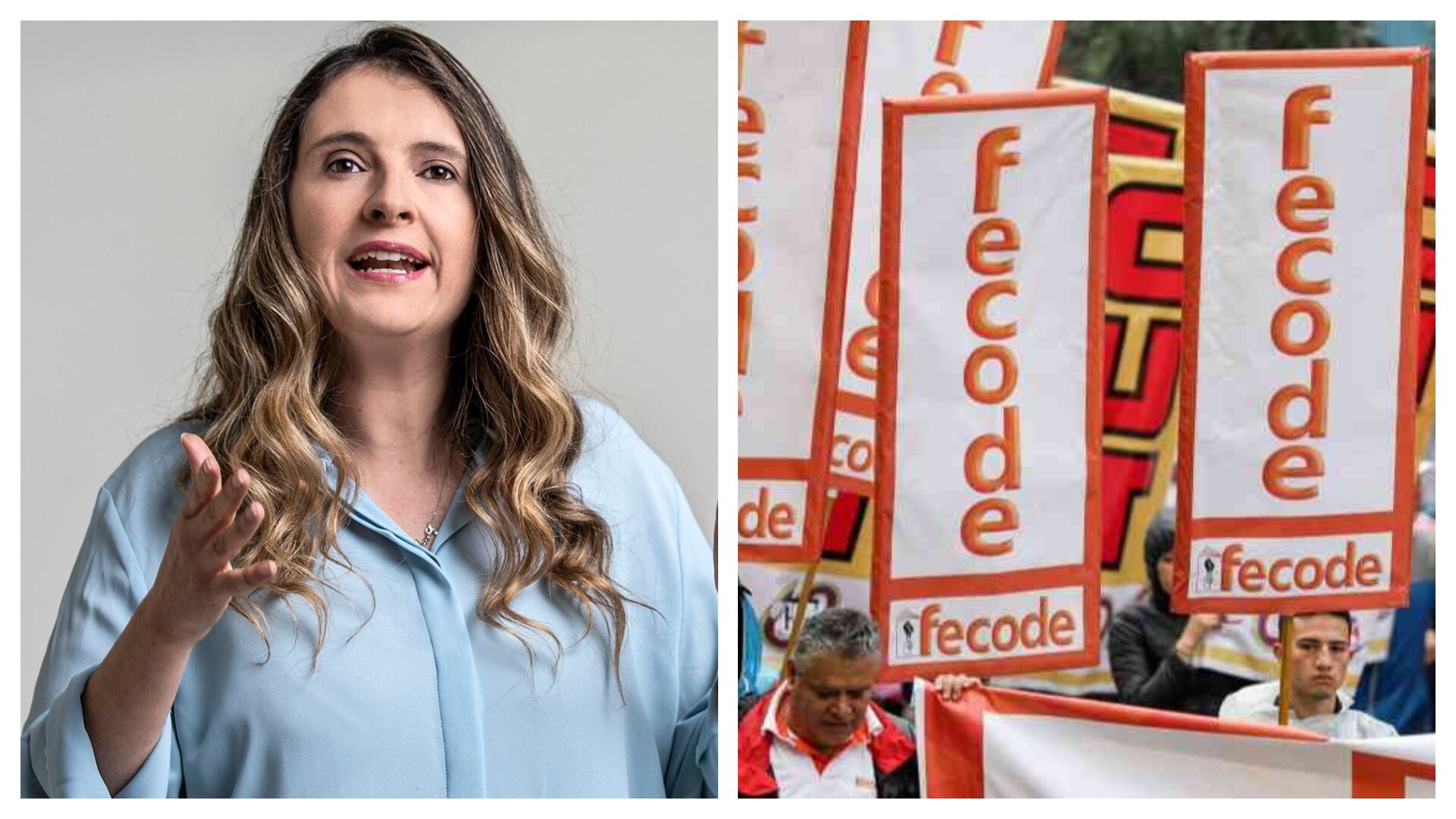 Paloma Valencia discutió con Fecode.