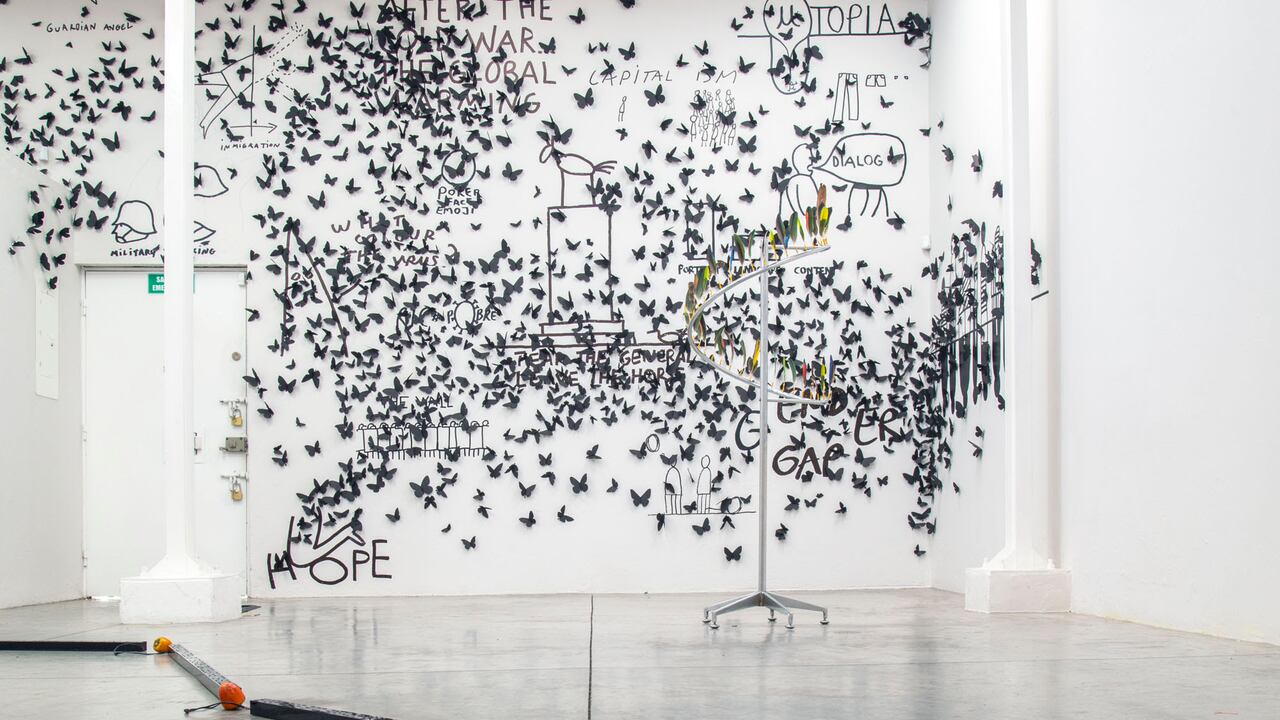 Imagen de la exposición "El origen del mundo" en el Instituto de Visión. Cortesía del Instituto de Visión