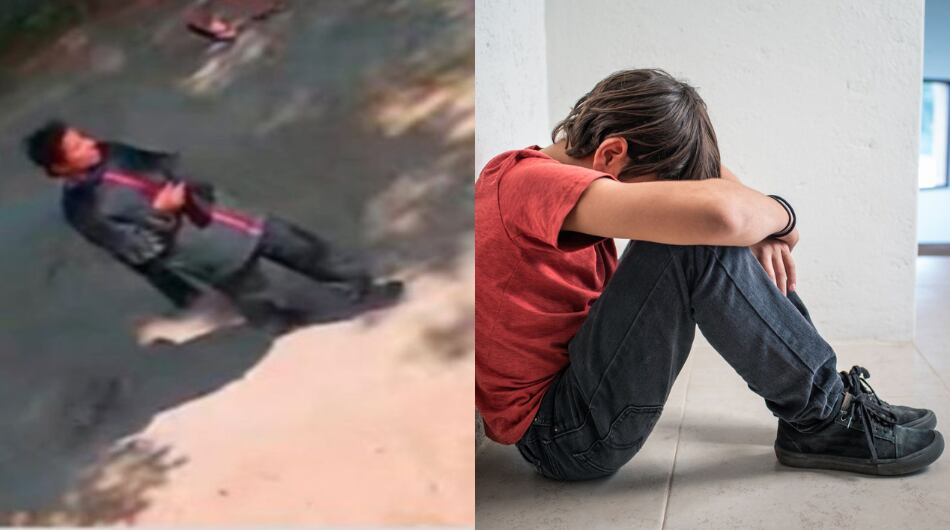 Revelan fotogramas del presunto implicado en la muerte de Diego Valencia.