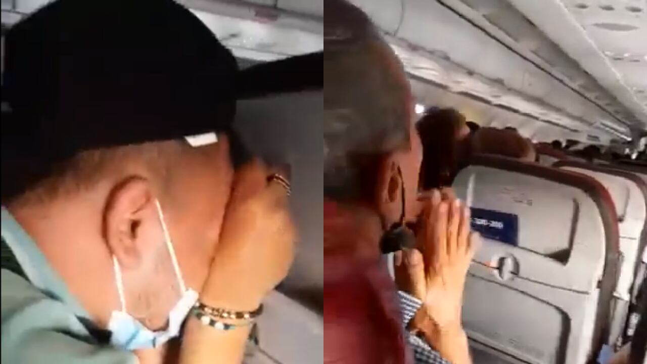 Momentos de pánica en avión de Rionegro