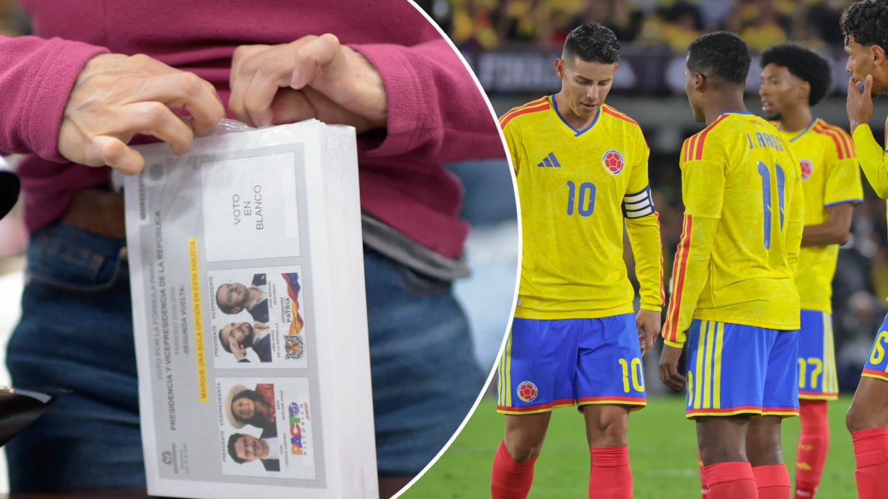La Selección Colombia se blindó en un día tensionante por la segunda vuelta electoral.
