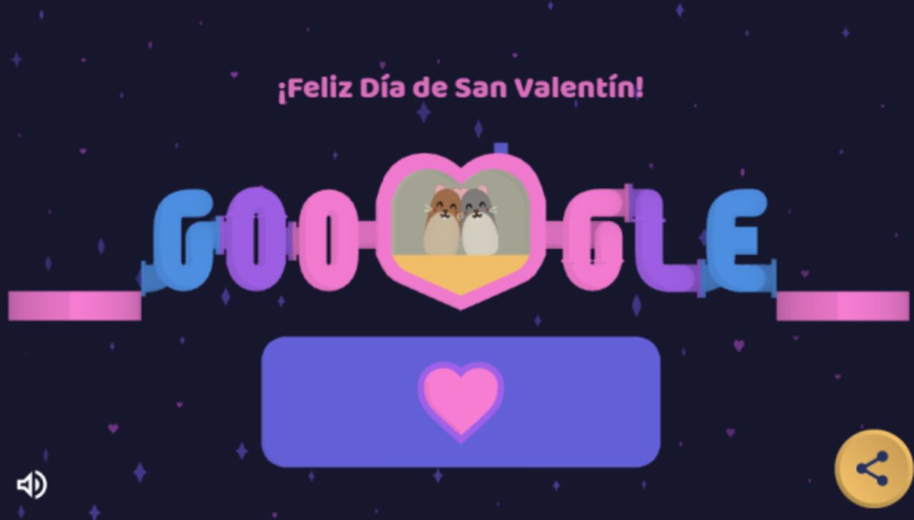 Doodle San Valentín 2022