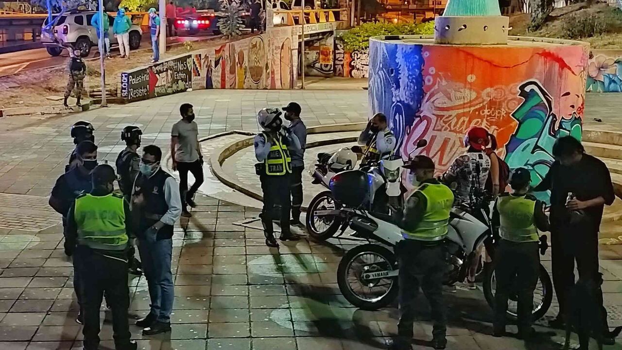 Foto tomada de @GuilleLondono/Subsecretario de la Política de Seguridad de Cali