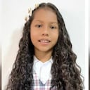 La niña Eva Luna España se encuentra desaparecida. Fue vista por última vez en una iglesia en Engativá. La foto se publica con autorización de su madre.