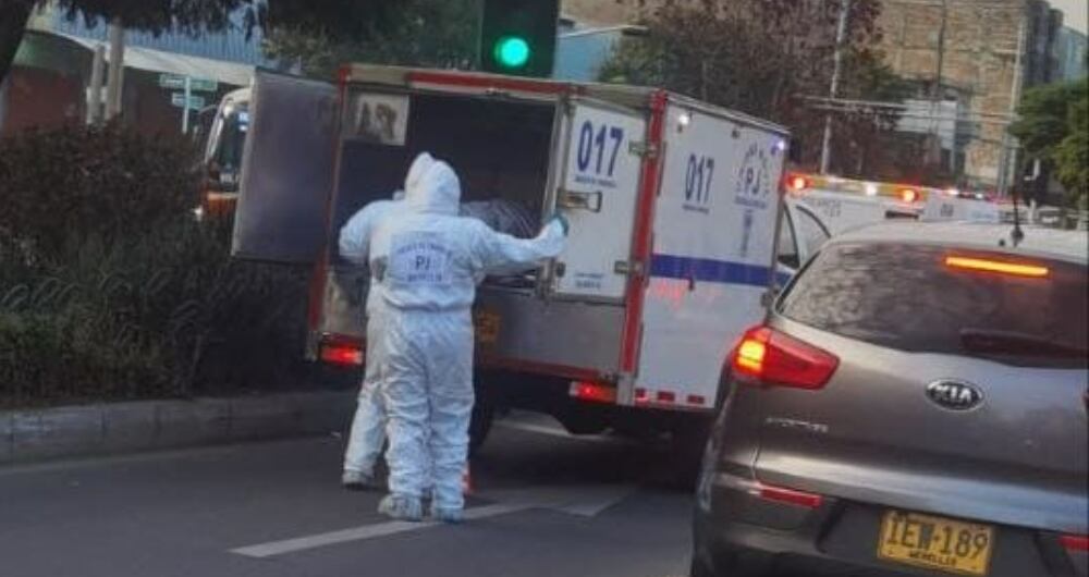 Actos urgentes de mujer muerta en las calles de Medellín este viernes 20 de enero.