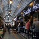 People sit at the counter of a bar in Jerusalem's main market after authorities reopened restaurants, bars and cafes to "green pass" holders (proof of having received a covid-19 vaccine), on March 11, 2021. (Photo by Emmanuel DUNAND / AFP)