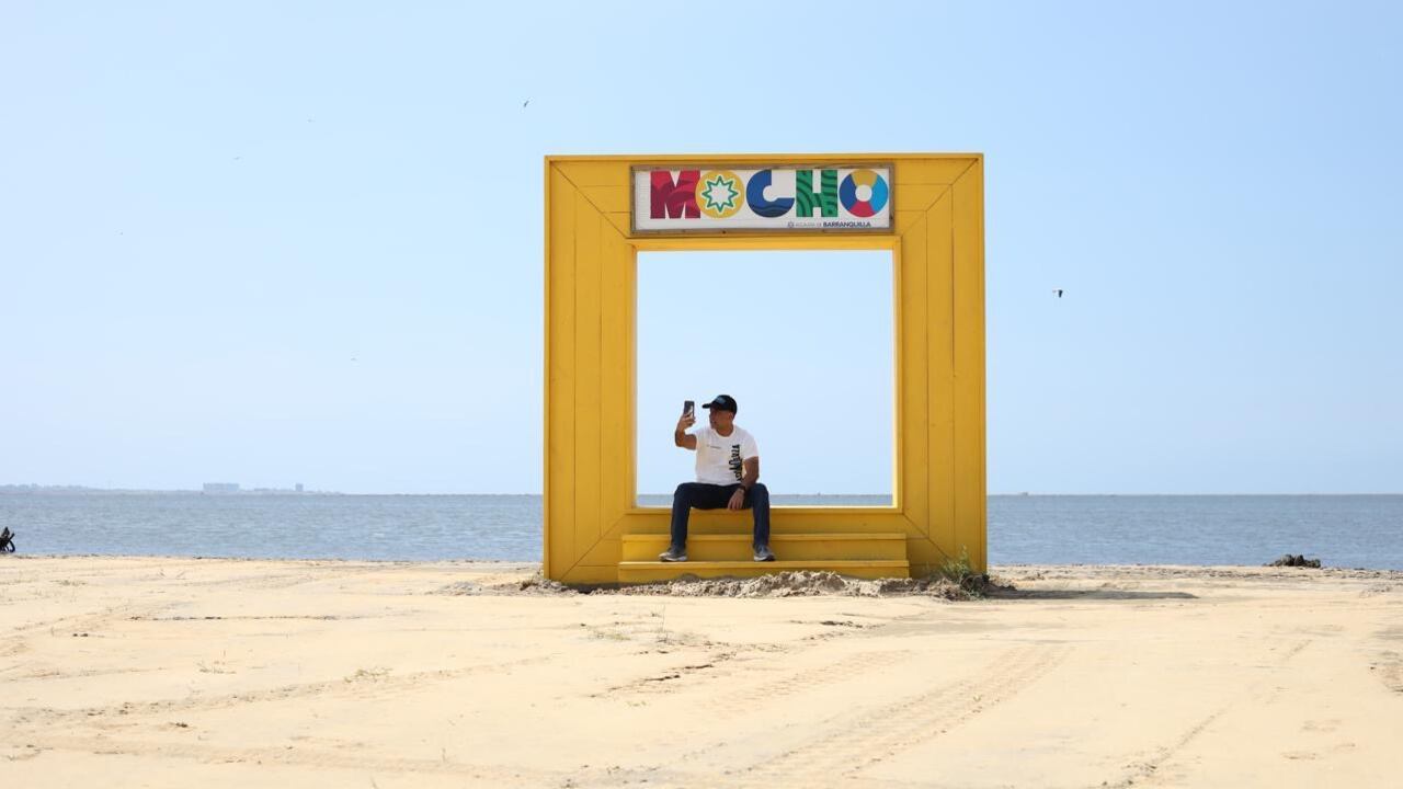 Playa de Puerto Mocho en Barranquilla.