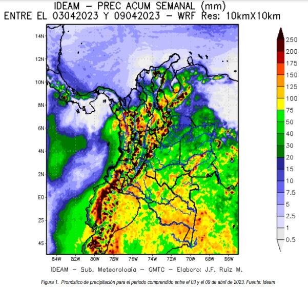 Este es el pronóstico del Ideam para Semana Santa en Colombia.