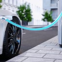 Puntos de carga vehículos eléctricos.