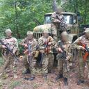 Soldados colombianos en Ucrania.