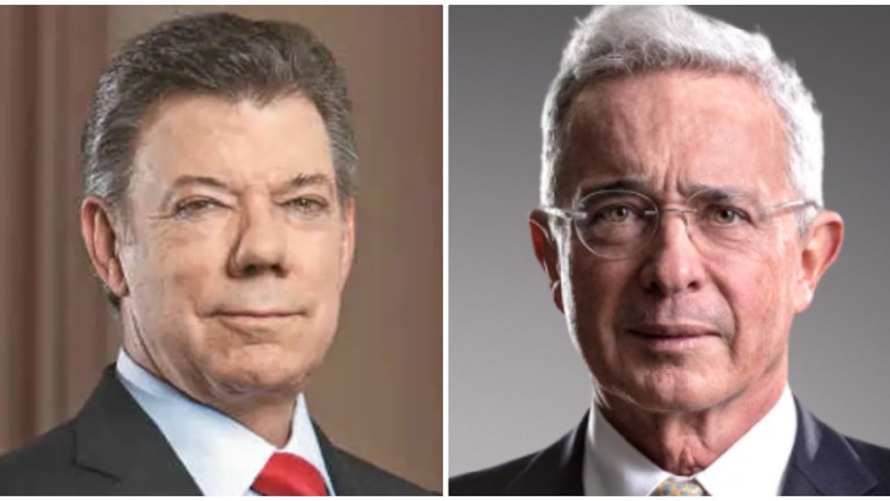 Santos firmó un acuerdo con las Farc y Uribe uno con los paramilitares.