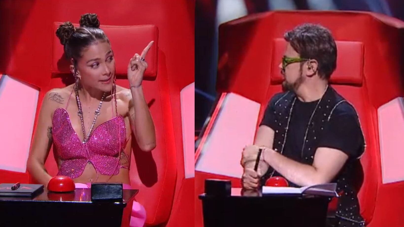 'La Voz Kids': Greeicy se mostró furiosa con Aleks Syntek y se desquitó en pleno programa