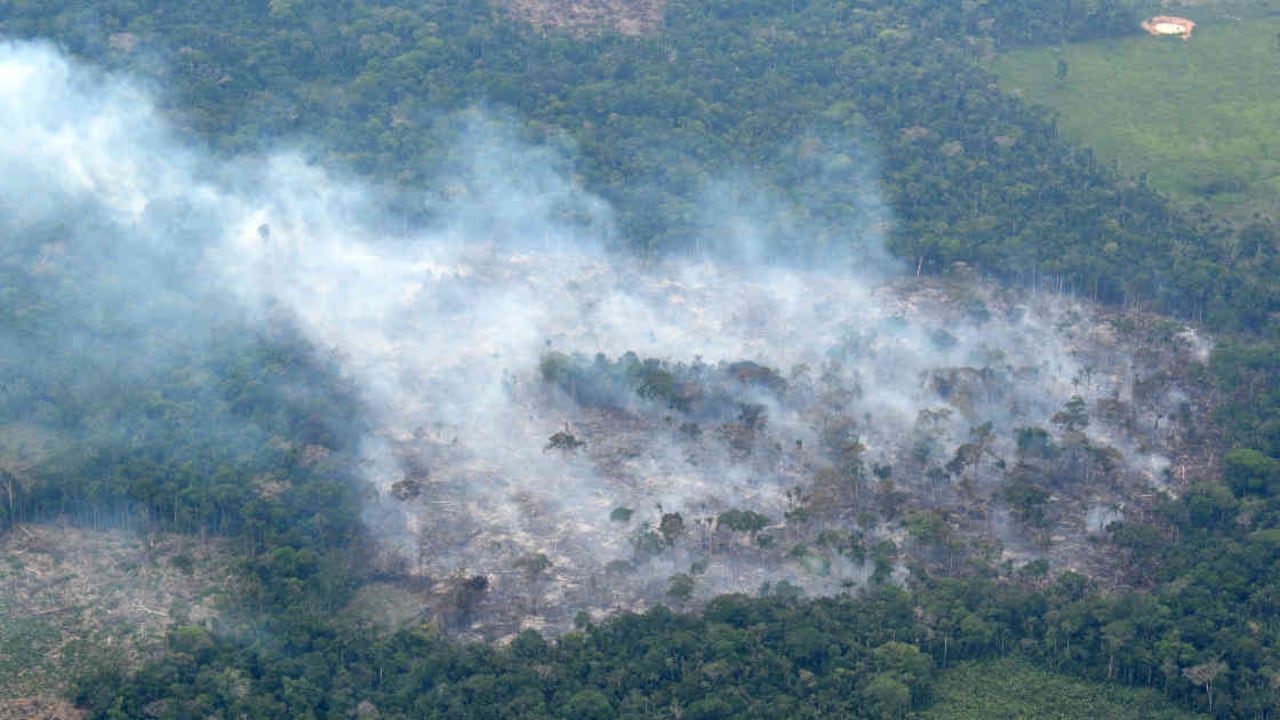 Más de 20 incendios se vienen registrando en diferentes puntos de la Amazonia colombiana. Foto: Rodrigo Botero - Colombia hoy.