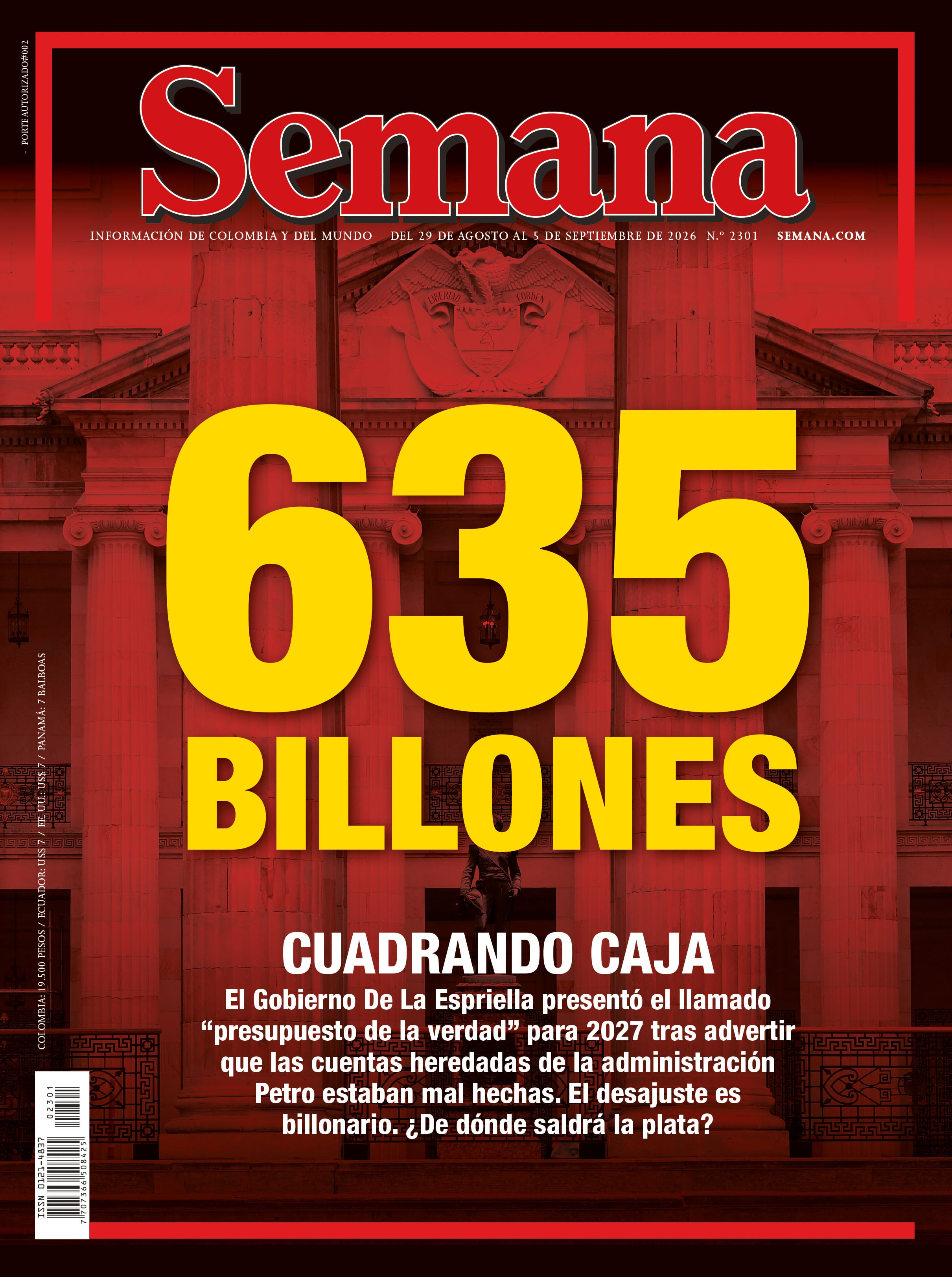 635 billones: cuadrando caja