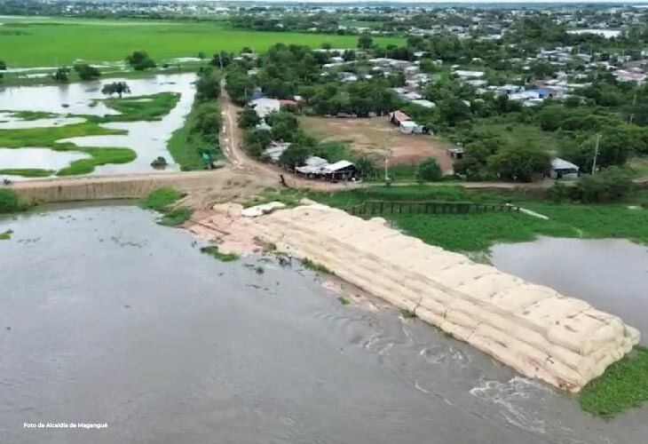 Jarillones en Magangué, Bolívar.