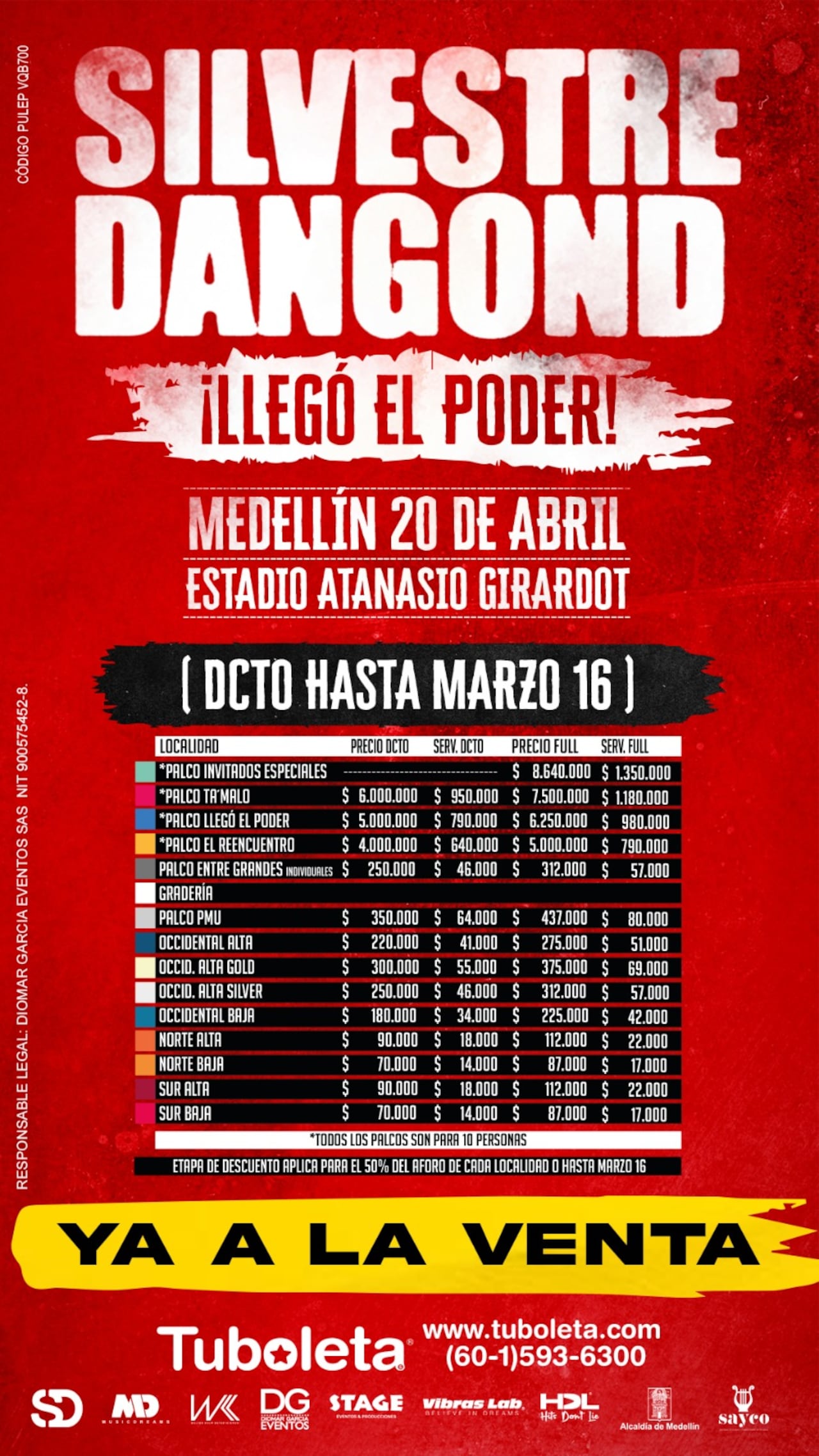 concierto Silvestre Dangond en Medellín